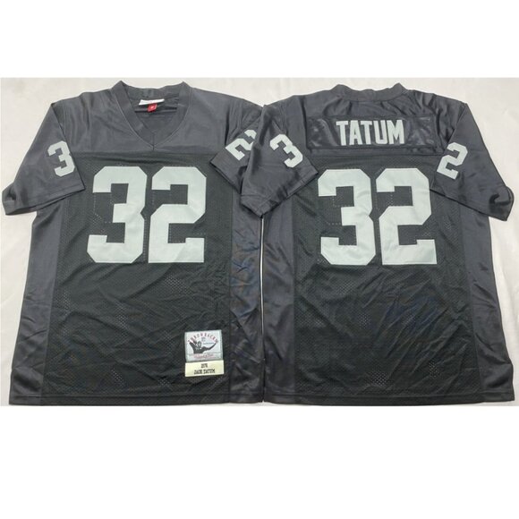 Mens Youths Kids Womens Jack Tatum Stitched Jersey Black